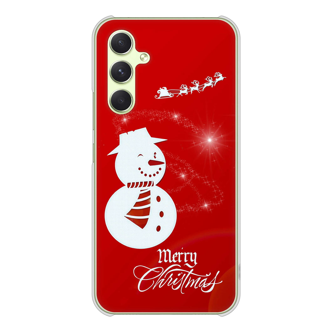 Galaxy A54 5G SC-53D docomo 高画質仕上げ 背面印刷 ハードケースクリスマス