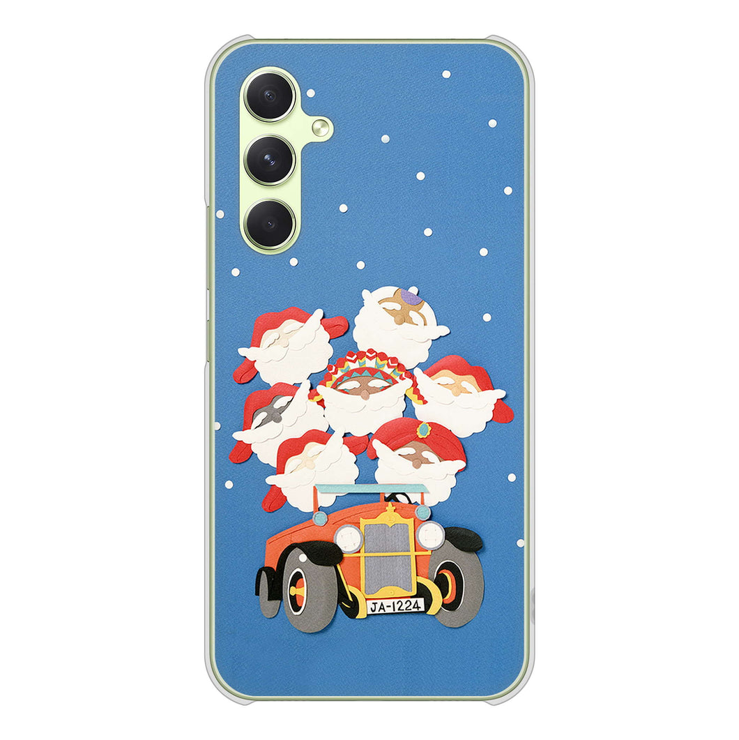 Galaxy A54 5G SC-53D docomo 高画質仕上げ 背面印刷 ハードケースクリスマス