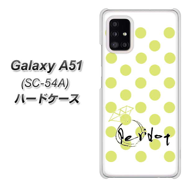 docomo ギャラクシーA51 SC-54A 高画質仕上げ 背面印刷 ハードケース【OE817 8月ペリシンプル】