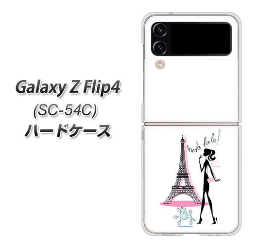 Galaxy Z Flip4 SC-54C docomo 高画質仕上げ 背面印刷 ハードケース【377 エレガント】