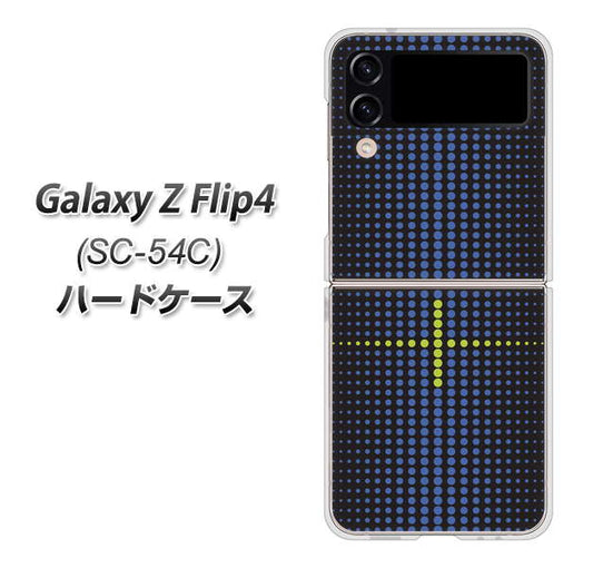 Galaxy Z Flip4 SC-54C docomo 高画質仕上げ 背面印刷 ハードケース【IB907 グラデーションドット】