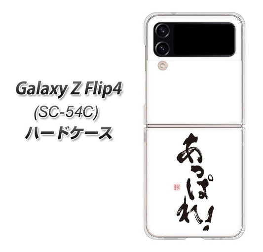 Galaxy Z Flip4 SC-54C docomo 高画質仕上げ 背面印刷 ハードケース【OE846 あっぱれ！】