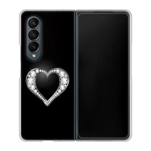 Galaxy Z Fold4 SC-55C docomo 高画質仕上げ 背面印刷 ハードケース【041 ゴージャスハート】