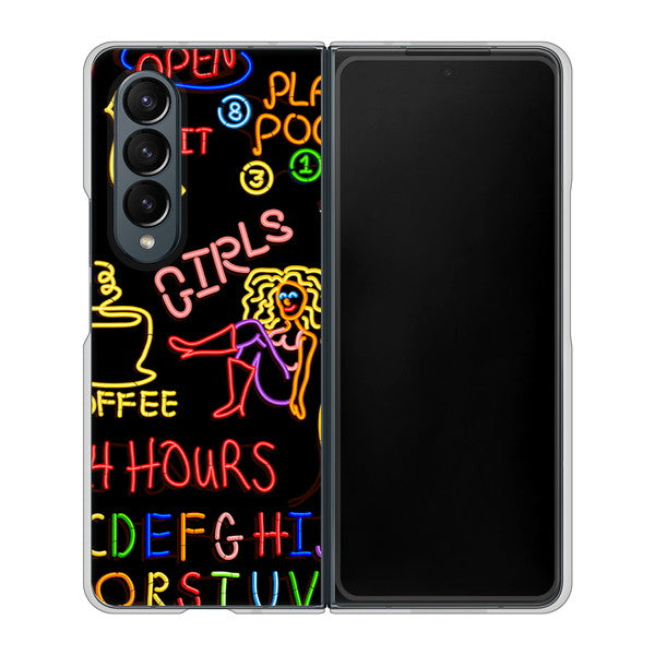 Galaxy Z Fold4 SC-55C docomo 高画質仕上げ 背面印刷 ハードケース【284 カジノ】