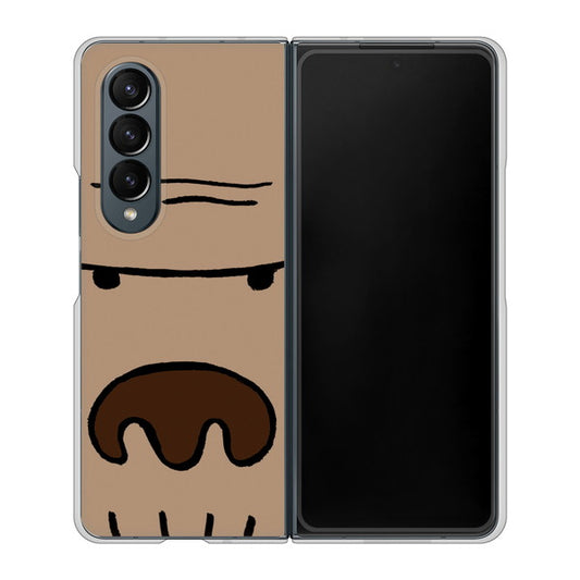 Galaxy Z Fold4 SC-55C docomo 高画質仕上げ 背面印刷 ハードケース【352 ごりら】