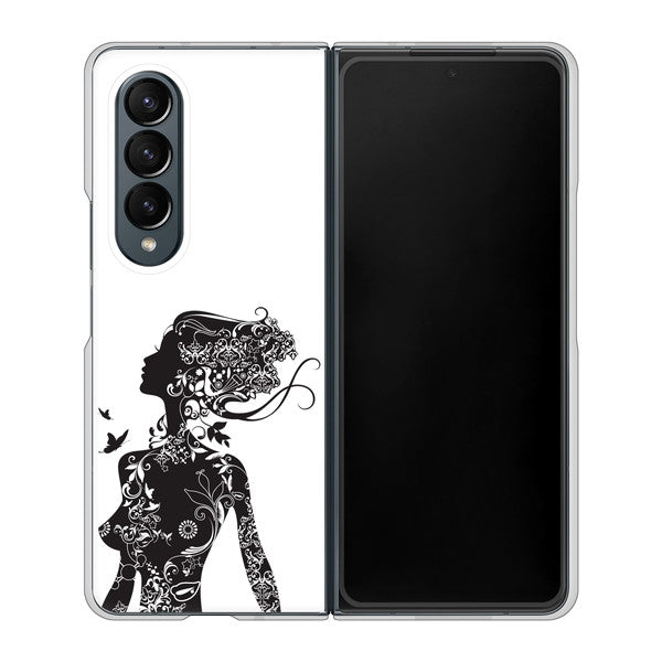 Galaxy Z Fold4 SC-55C docomo 高画質仕上げ 背面印刷 ハードケース【384 ボディアート】