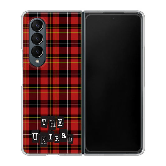 Galaxy Z Fold4 SC-55C docomo 高画質仕上げ 背面印刷 ハードケース【547 THEチェック】