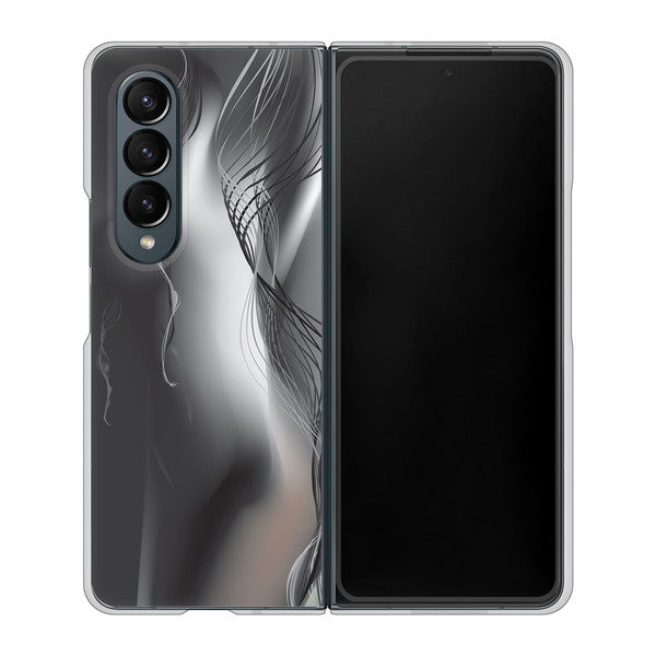 Galaxy Z Fold4 SC-55C docomo 高画質仕上げ 背面印刷 ハードケース【566 ボディウォール】