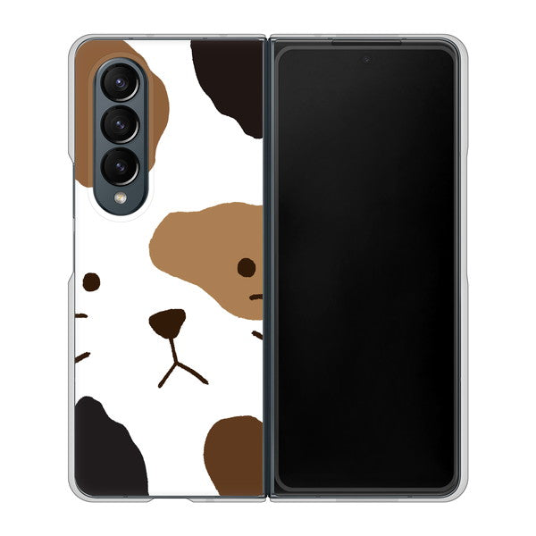 Galaxy Z Fold4 SC-55C docomo 高画質仕上げ 背面印刷 ハードケース【IA801 みけ】