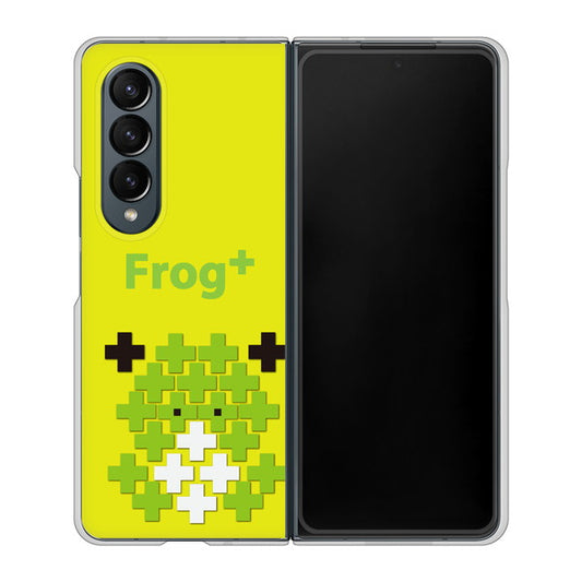 Galaxy Z Fold4 SC-55C docomo 高画質仕上げ 背面印刷 ハードケース【IA806 Frog＋】
