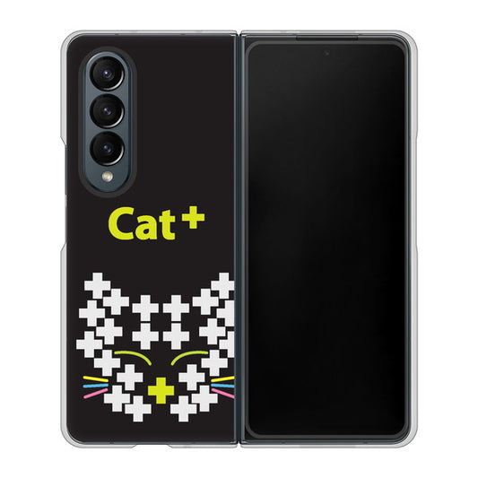 Galaxy Z Fold4 SC-55C docomo 高画質仕上げ 背面印刷 ハードケース【IA807 Cat＋】