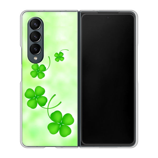 Galaxy Z Fold4 SC-55C docomo 高画質仕上げ 背面印刷 ハードケース【VA819 まいおりる幸運】