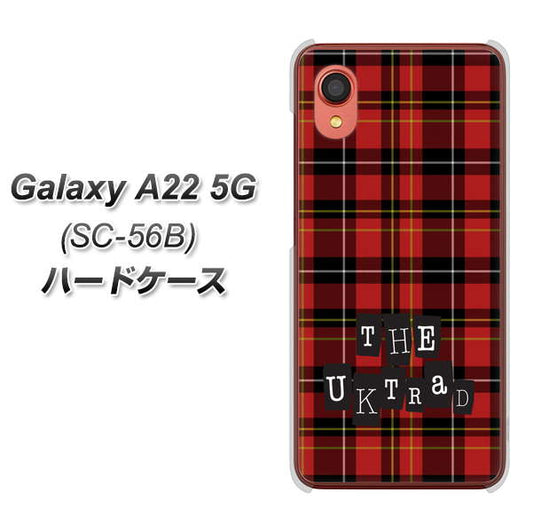 Galaxy A22 5G SC-56B docomo 高画質仕上げ 背面印刷 ハードケース【547 THEチェック】