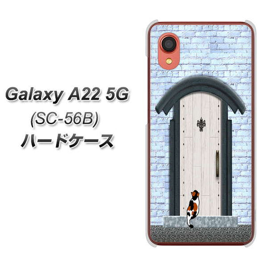 Galaxy A22 5G SC-56B docomo 高画質仕上げ 背面印刷 ハードケース【YA951 石ドア01】