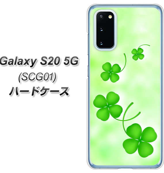 au ギャラクシー S20 5G SCG01 高画質仕上げ 背面印刷 ハードケース【VA819 まいおりる幸運】