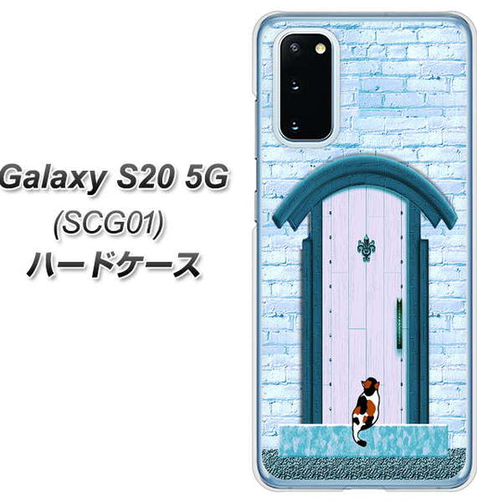 au ギャラクシー S20 5G SCG01 高画質仕上げ 背面印刷 ハードケース【YA953 石ドア03 素材クリア】