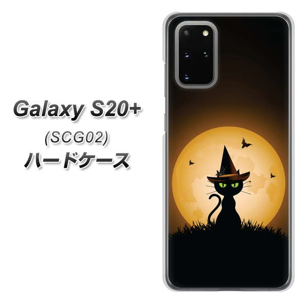 au ギャラクシーS20+ SCG02 高画質仕上げ 背面印刷 ハードケース【440 猫の魔法使い】