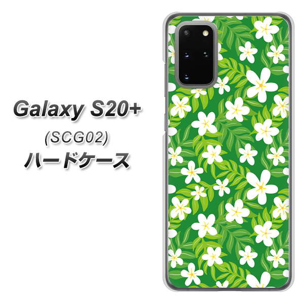 au ギャラクシーS20+ SCG02 高画質仕上げ 背面印刷 ハードケース【760 ジャスミンの花畑】