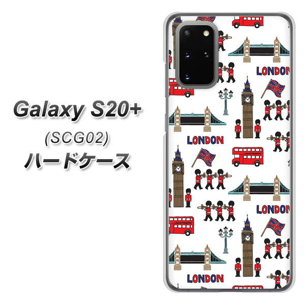 au ギャラクシーS20+ SCG02 高画質仕上げ 背面印刷 ハードケース【EK811 ロンドンの街】