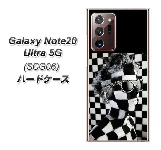 au ギャラクシー ノート20 ウルトラ 5G SCG06 高画質仕上げ 背面印刷 ハードケース【357 bk&wh】