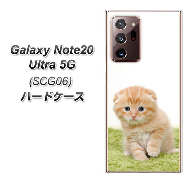 au ギャラクシー ノート20 ウルトラ 5G SCG06 高画質仕上げ 背面印刷 ハードケース【VA802 ネコこっそり】