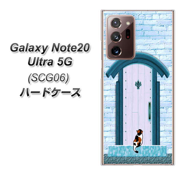 au ギャラクシー ノート20 ウルトラ 5G SCG06 高画質仕上げ 背面印刷 ハードケース【YA953 石ドア03 素材クリア】