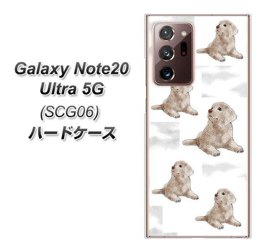 au ギャラクシー ノート20 ウルトラ 5G SCG06 高画質仕上げ 背面印刷 ハードケース【YD823 ラブラドールレトリバー04】