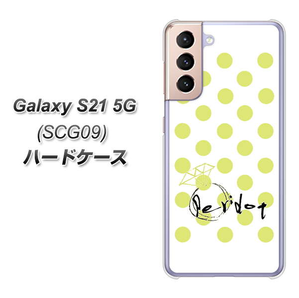 au ギャラクシーS21 5G SCG09 高画質仕上げ 背面印刷 ハードケース【OE817 8月ペリシンプル】