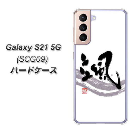 au ギャラクシーS21 5G SCG09 高画質仕上げ 背面印刷 ハードケース【OE827 颯】