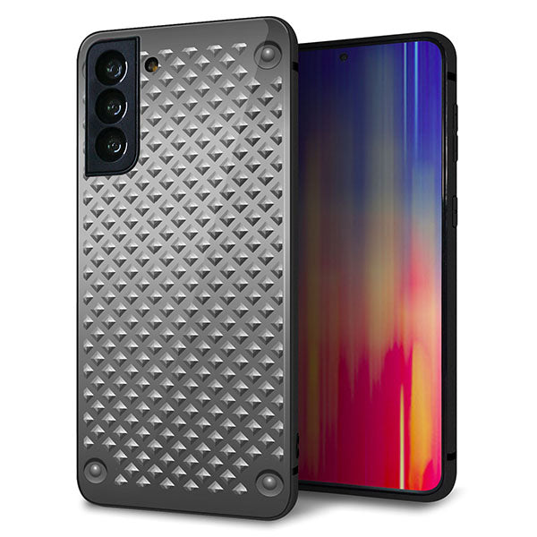 au ギャラクシーS21+ 5G SCG10 強化ガラス&TPUスマホケース ガラプリ【570 スタックボード】