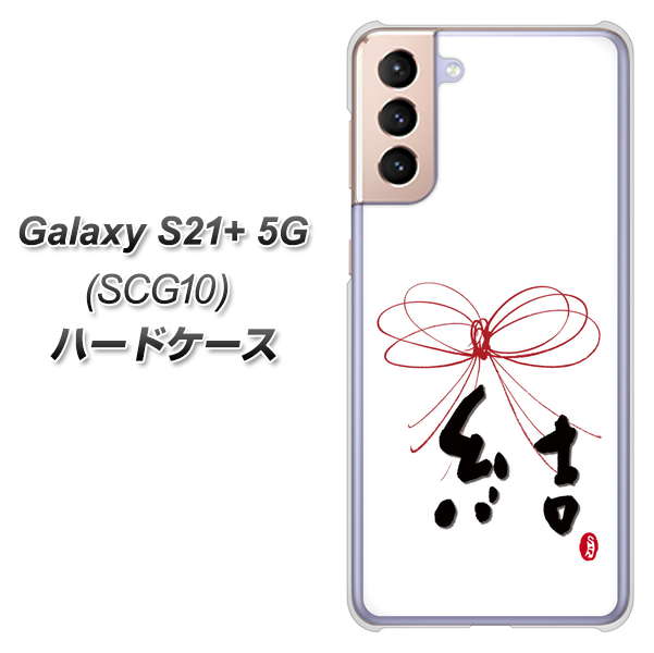 au ギャラクシーS21+ 5G SCG10 高画質仕上げ 背面印刷 ハードケース【OE831 結】
