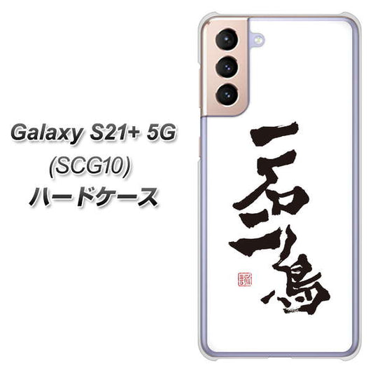au ギャラクシーS21+ 5G SCG10 高画質仕上げ 背面印刷 ハードケース【OE844 一石二鳥】