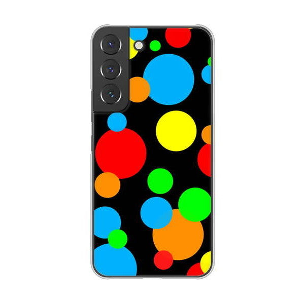 Galaxy S22 SCG13 au 高画質仕上げ 背面印刷 ハードケース 【076 シンプル(大阪のおばちゃん)】