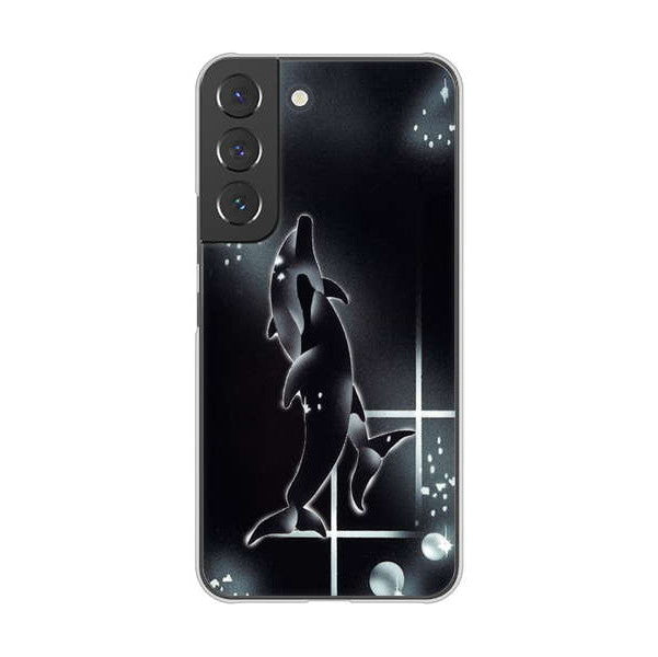 Galaxy S22 SCG13 au 高画質仕上げ 背面印刷 ハードケース 海の守り神
