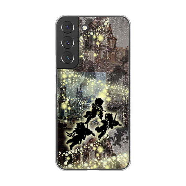 Galaxy S22 SCG13 au 高画質仕上げ 背面印刷 ハードケース 【253 天使の音楽隊】