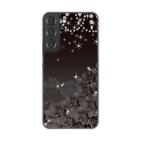 Galaxy S22 SCG13 au 高画質仕上げ 背面印刷 ハードケース ロマンチックなバラ