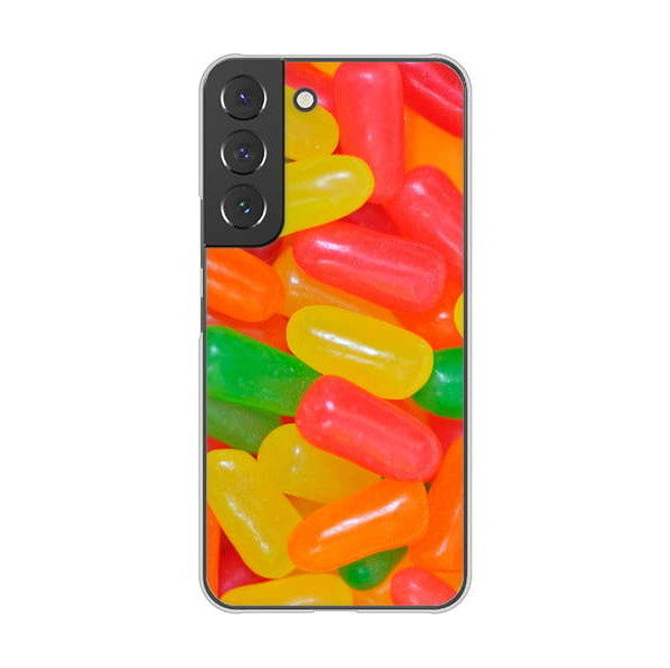 Galaxy S22 SCG13 au 高画質仕上げ 背面印刷 ハードケース スイーツ