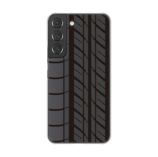 Galaxy S22 SCG13 au 高画質仕上げ 背面印刷 ハードケース 【IB931 タイヤ】