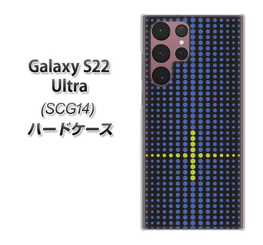Galaxy S22 Ultra SCG14 au 高画質仕上げ 背面印刷 ハードケース【IB907 グラデーションドット】
