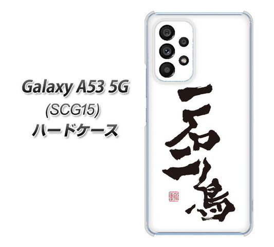 Galaxy A53 5G SCG15 au 高画質仕上げ 背面印刷 ハードケース【OE844 一石二鳥】