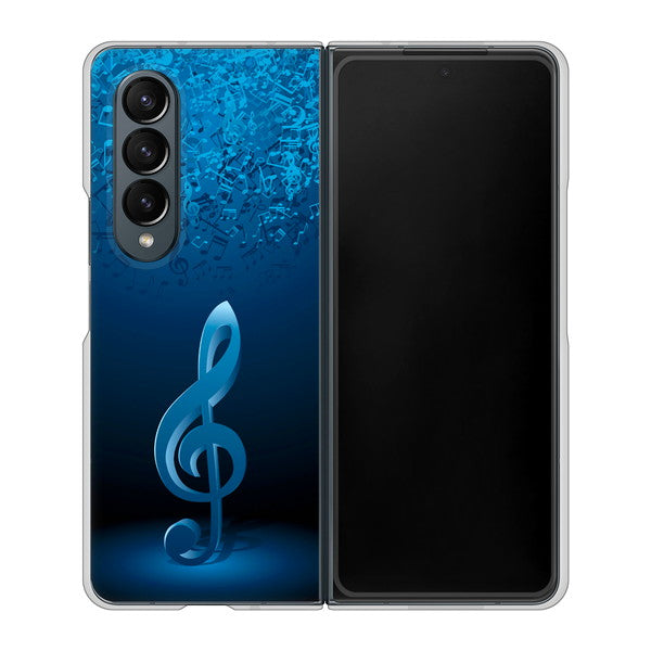 Galaxy Z Fold4 SCG16 au 高画質仕上げ 背面印刷 ハードケース【588 オーケストラ】