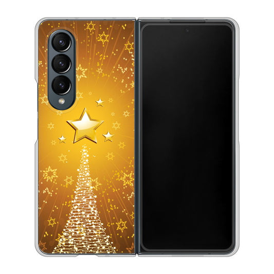 Galaxy Z Fold4 SCG16 au 高画質仕上げ 背面印刷 ハードケース【590 光の塔】