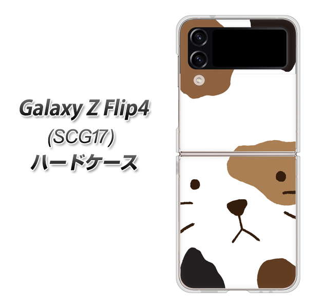 Galaxy Z Flip4 SCG17 au 高画質仕上げ 背面印刷 ハードケース【IA801 みけ】