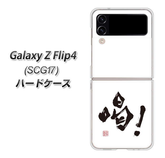Galaxy Z Flip4 SCG17 au 高画質仕上げ 背面印刷 ハードケース【OE845 喝!】