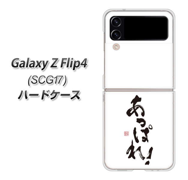 Galaxy Z Flip4 SCG17 au 高画質仕上げ 背面印刷 ハードケース【OE846 あっぱれ!】