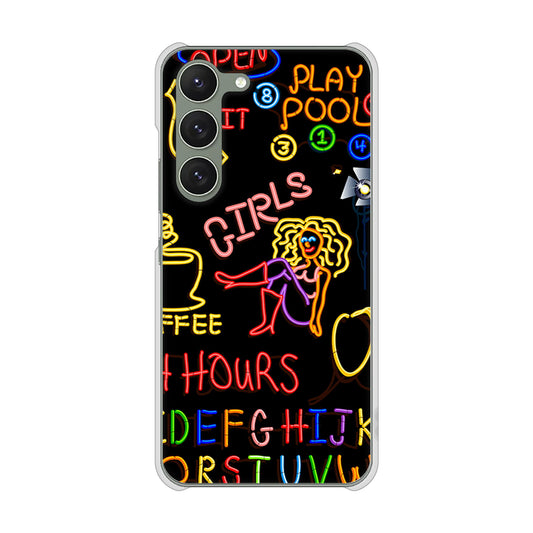 Galaxy S23 SCG19 au 高画質仕上げ 背面印刷 ハードケース 【284 カジノ】