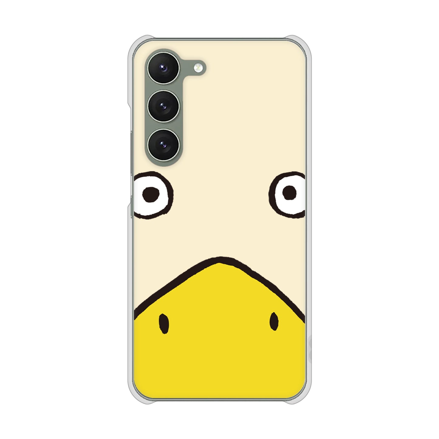 Galaxy S23 SCG19 au 高画質仕上げ 背面印刷 ハードケース ドアップアニマル