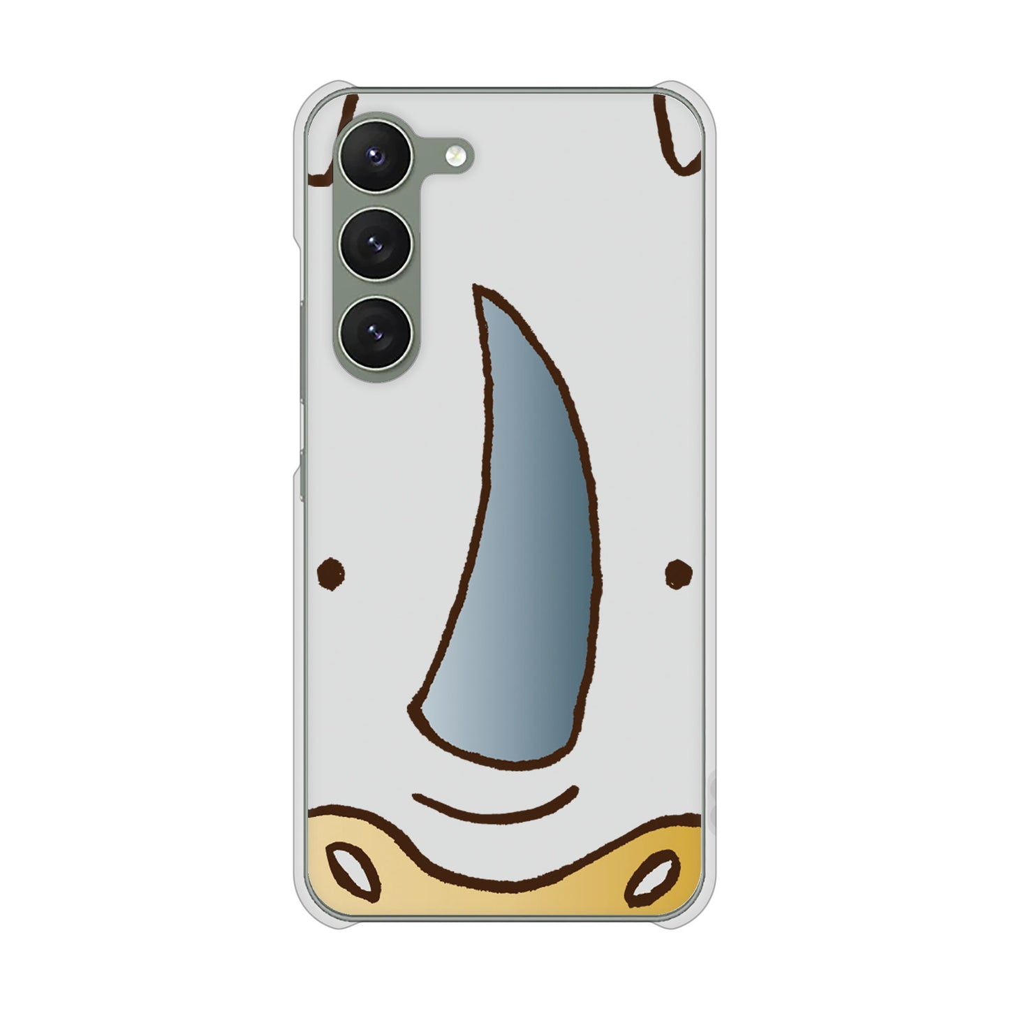 Galaxy S23 SCG19 au 高画質仕上げ 背面印刷 ハードケース ドアップアニマル