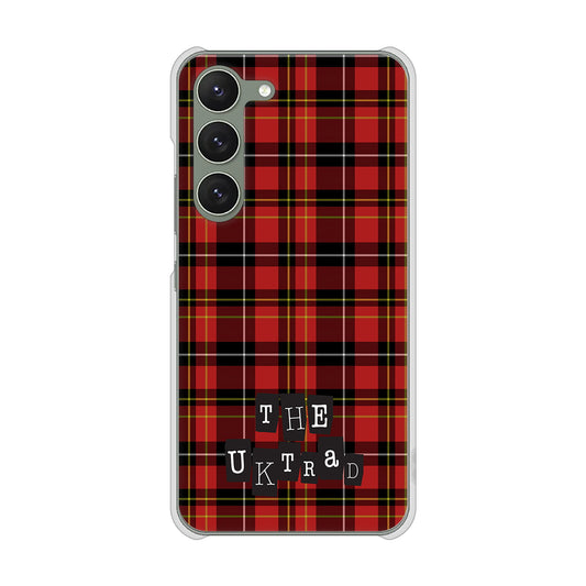 Galaxy S23 SCG19 au 高画質仕上げ 背面印刷 ハードケース 【547 THEチェック】