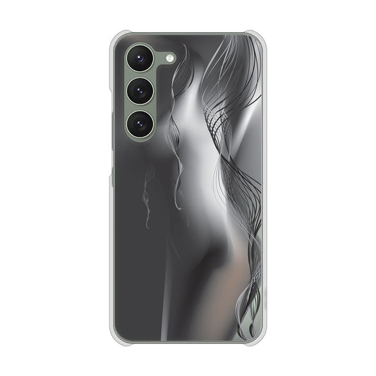 Galaxy S23 SCG19 au 高画質仕上げ 背面印刷 ハードケース 【566 ボディウォール】